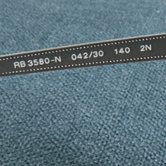 Ray-Ban Blaze Cat Eye Silver with Green/Silver Mirror Sunglasses - Picture 6 of 6